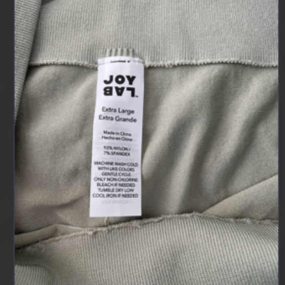 (NWT) JoyLab Sage Green Women’s 7/8 Length Ribbed Leggings - Picture 8 of 8